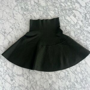 Zara Elegant Green Knit Women's Mini Skirt